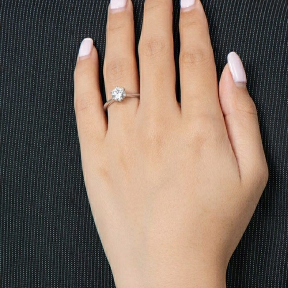 $1500  2CT 14K D2.00 MOISSANITE WHITE GOLD - Picture 2 of 14